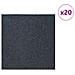 Piastrella per Tappeto Blu Grigio 50 x 50 cm 20 pcs PP e Bitume - Foto miniatura 3