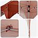 Tenda per feste a pop-up 575 x 288 x 245 cm Terracotta - Foto miniatura 9