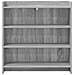 Credenza Sonoma grigio 75 x 36 x 80 cm Legno ingegnerizzato - Foto miniatura 3