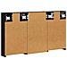 Set di Armadi da Bagno con lo scaffale 3 pcs 90 x 10,5 x 50 cm - Foto miniatura 9