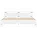 Struttura del letto Bianco 193 x 203 cm Legno multistrato - Foto miniatura 6