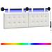 Testiera sospesa Con luce LED Bianco Similpelle - Foto miniatura 1