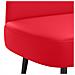 Panchina imbottita con schienale Rosso 110 x 60 x 76 cm - Foto miniatura 5
