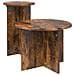 Set tavolini 2 pcs Rovere Fumo Legno ingegnerizzato - Foto miniatura 1
