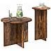 Set tavolini 2 pcs Rovere Fumo Legno ingegnerizzato - Foto miniatura 2