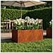 Vaso da giardino Ruggine 80 x 40 x 40 cm Acciaio Corten - Foto miniatura 2