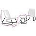 Set Mobili da Patio 3 pz Rio Bianco 218155 - Foto miniatura 3