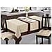 Copritavolo Salotto Cucina Cinigliato Bordo Applicato Modello Intreccio 140x140 Ruggine - Foto miniatura 2
