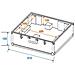 Flight Case Valigia Custodia Per Giradischi Piatto Technics 515 X 435 X 210 Mm - Foto miniatura 3