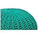 Pouf Poggiapiedi In Tessuto Verde Smeraldo 50 X 35 Cm Conrad Ii - Foto miniatura 21
