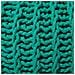 Pouf Poggiapiedi In Tessuto Verde Smeraldo 50 X 35 Cm Conrad Ii - Foto miniatura 3