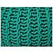 Pouf Poggiapiedi In Tessuto Verde Smeraldo 50 X 35 Cm Conrad Ii - Foto miniatura 4