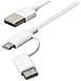 Mi Cavo Usb 2-in-1 Da Micro Usb A Tipo C (100 Cm) Bianco Sjv4082ty - Foto miniatura 1