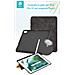 Cover In Pelle Con Supporto Pencil Per Ipad Pro 11 Nera - Foto miniatura 1