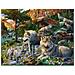 Puzzle 1500 Lupi In Primavera - Foto miniatura 1