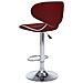 323649 Bar Stools 2 pcs Wine Red Faux Leather - Foto miniatura 6