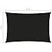 Parasole a Vela Oxford Rettangolare 2x4 m Nero - Foto miniatura 6