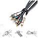Yixisi Riutilizzabili Fascette 100pcs 6-pollici Multi-purpose Gancio Riutilizzabile E Loop Fascette Di Fissaggio Cinghie Downs Per Gestione Dei Cavi E Lorganizzazione Di Cavi - Foto miniatura 4