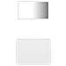 Set Mobili da Bagno 2 pz Bianco in Legno Multistrato - Foto miniatura 2