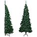 Albero di Natale Artificiale ad Angolo con Supporto Verde 180 cm PVC - Foto miniatura 1