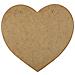 2 X Targhetta Cuore Legno Mdf Decorativi | 220 X 200 Mm | Angoli Arrotondati | Grande Forma Placche Segni Appendere | Perfetta Per Decoupage Decorare Vernice Macchia - Foto miniatura 1