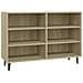 Credenza Rovere Sonoma 103,5x35x70 Cm In Truciolato - Foto miniatura 1