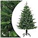 Albero Di Natale Artificiale Verde 120cm Pvc E Pe - Foto miniatura 1