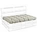 Cuscino In Tessuto Beige Seduta Pallet Poly - Foto miniatura 1