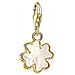 Donna-ciondolo Charm Argento Sterling 925 Placcato Oro Giallo 18 Carati 1775-429-14 - Foto miniatura 1