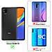 Custodia Compatibile Con Xiaomi Redmi 9c In Nero Di Notte - Coperchio Protettiva Con Chiusura Magnetica, Funzione Stand E Tasca Per Le Carte - Foto miniatura 2