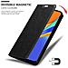 Custodia Compatibile Con Xiaomi Redmi 9c In Nero Di Notte - Coperchio Protettiva Con Chiusura Magnetica, Funzione Stand E Tasca Per Le Carte - Foto miniatura 7