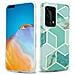 Custodia Compatibile Con Huawei P40 In Marmo Verde Chiaro Verde Oro No. 3 - Coperchio Protettivo In Silicone Tpu Con Motivo A Mosaico - Foto miniatura 1