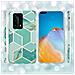 Custodia Compatibile Con Huawei P40 In Marmo Verde Chiaro Verde Oro No. 3 - Coperchio Protettivo In Silicone Tpu Con Motivo A Mosaico - Foto miniatura 6