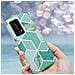 Custodia Compatibile Con Huawei P40 In Marmo Verde Chiaro Verde Oro No. 3 - Coperchio Protettivo In Silicone Tpu Con Motivo A Mosaico - Foto miniatura 7