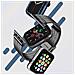 Cinturino Apple Watch 45mm / 44mm / 42mm Maglie Acciaio Inox Nero - Foto miniatura 5