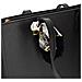 Borsa Shopper In Similpelle Con Foulard E Pompon - Paris - Nera - Foto miniatura 5