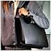 Borsa Shopper In Similpelle Con Foulard E Pompon - Paris - Nera - Foto miniatura 6