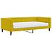 Divano Letto Con Materasso Giallo 100x200 Cm In Velluto - Foto miniatura 1