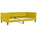 Divano Letto Con Materasso Giallo 100x200 Cm In Velluto - Foto miniatura 5