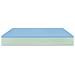 Materasso Singolo, Modello Italcare, Dimensione 90x200xh24 Cm, In Memory Foam E Puracell, Certificato Oeko-tex, Prodotto In Italia - Foto miniatura 2