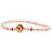 Bracciale Donna Lancaster Jla-br-owl-6-pe Dorato Arancio Zirconio Argento Puro 16 Mm - Foto miniatura 1