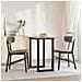 Tavolo Da Pranzo Telaio A O 80x50x75 Cm Massello Pino E Ghisa - Foto miniatura 3