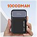 Batteria Esterna 10000mah + Cavi Lightning - Usb-c E Usb, Nero - Foto miniatura 4