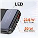 Batteria Esterna 10000mah + Cavi Lightning - Usb-c E Usb, Nero - Foto miniatura 5