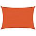 Vela Parasole 160 G /m Rettangolare Arancione 3x5 M In Hdpe - Foto miniatura 1