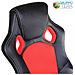 Sedia Poltrona da Ufficio Direzionale Ruote Girevoli Sportiva Race Gaming Rosso - Foto miniatura 3