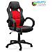 Sedia Poltrona da Ufficio Direzionale Ruote Girevoli Sportiva Race Gaming Rosso - Foto miniatura 1