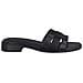 Black Leisure Open Slippers Ciabatte Sintetico E Tessile Scarpe Donna Nero Eu 36, 2-27152-20 001 - Foto miniatura 1