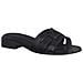 Black Leisure Open Slippers Ciabatte Sintetico E Tessile Scarpe Donna Nero Eu 36, 2-27152-20 001 - Foto miniatura 2