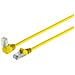Cavo Patch Di Rete Per Connettività Massima S/conn Cat 6 S/ftp Pimf Angolo Dritto Giallo 05 M (08-64012) - Foto miniatura 1
